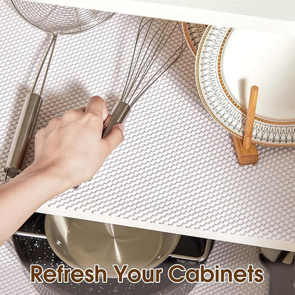 Shelf Liner for Kitchen Cabinet, Drawer Liners Non Slip Non Adhesive Thick Mat - Image 3