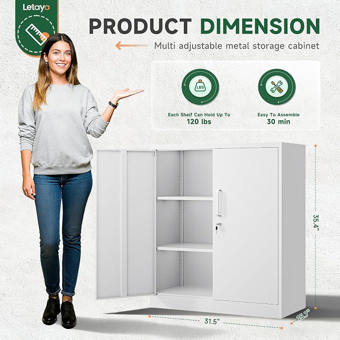 Letaya Metal Storage Cabinets - Image 3