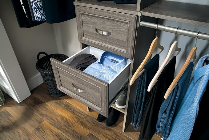 ClosetMaid SuiteSymphony Wood Closet Drawer, Add On Accessory, Shaker Style - Image 2