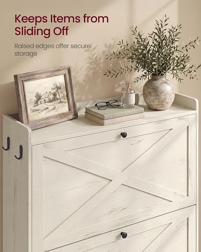 VASAGLE Shoe Storage Cabinet Organizer - Image 6
