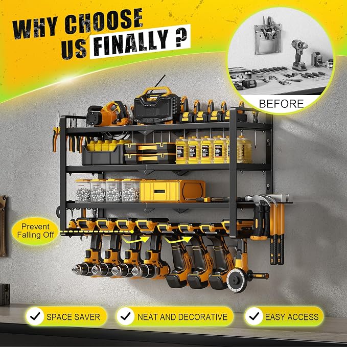 Power Tool Organizer Wall Mount - Image 4