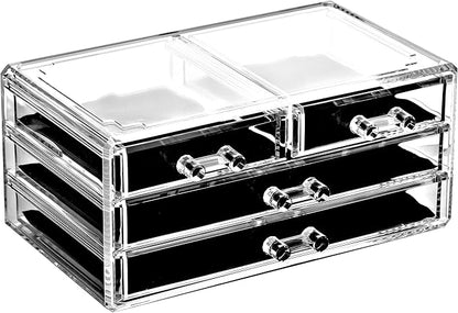 Ikee Design 5 Pcs Set Acrylic Makeup Organizer - Image 4