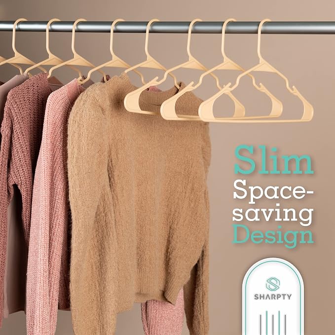 Sharpty Plastic Hangers Clothes Hangers - Image 5