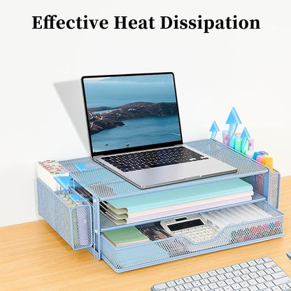 AUPSEN Computer Monitor Stands Riser，2-Tier Desk Organizers and Accessories - Image 6