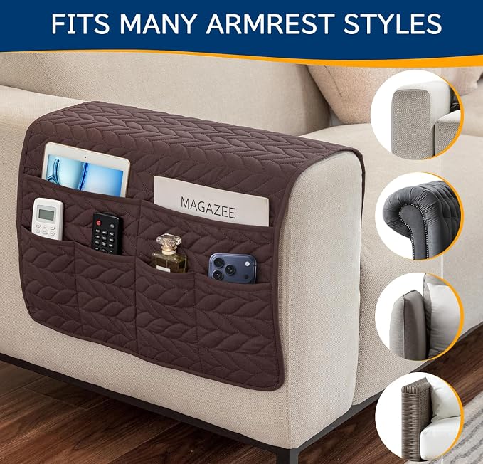 Remote Control Holder for Armchair, Couch Caddy Organizer TV Remote Holder for - Image 5