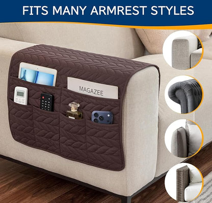 Remote Control Holder for Armchair, Couch Caddy Organizer TV Remote Holder for - Image 5