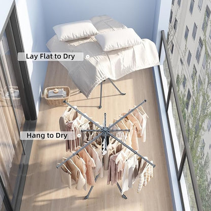 BIREN Clothes Drying Rack Foldable Extending Laundry Rack - Image 6