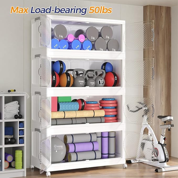 480QT Extra Large Stackable Storage Bins - Image 8