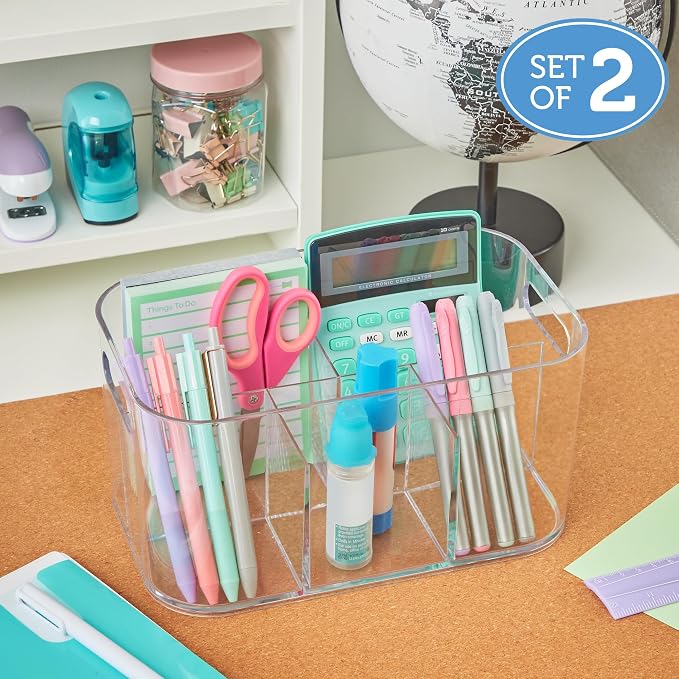 STORi Bliss 5-Compartment Plastic Cosmetics Storage Organizer - Image 4
