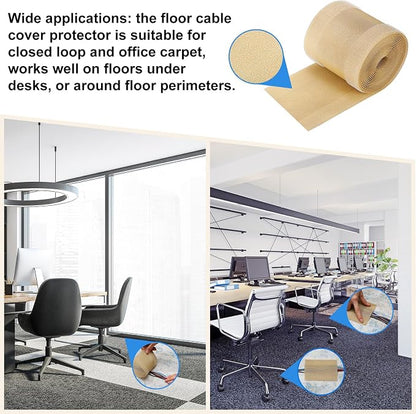 WILLBOND Carpet Cord Cover Cable Protector Floor Cover Cable Protector - Image 8