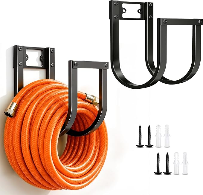 Detachable Garden Hose Holder by StuffedAnimalHanging