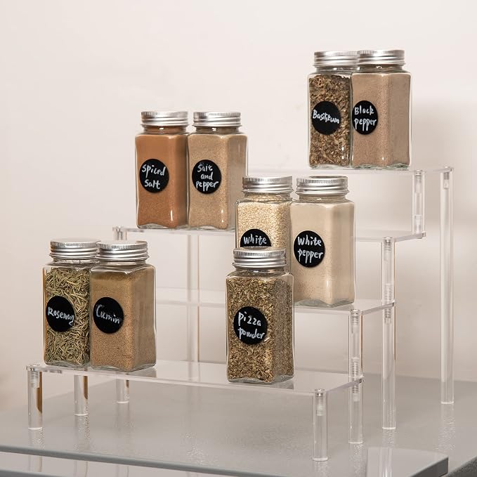 BYCY Acrylic 4-Tier Riser Display Shelf - Image 4