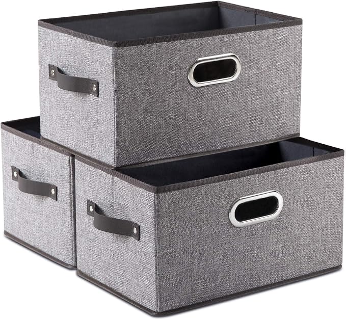PRANDOM Large Foldable Storage Bins by Prandom