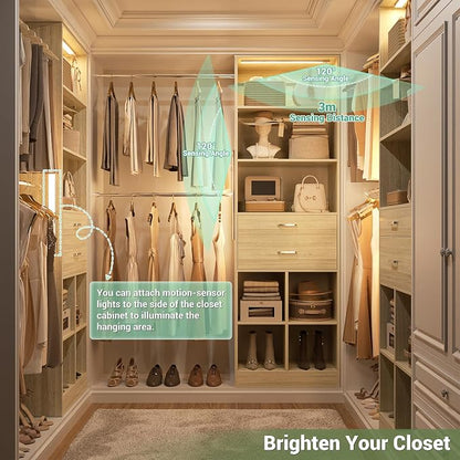 Besiost Closet System, Built in, Not Free Standing, Enclosed Storage Volume: - Image 5