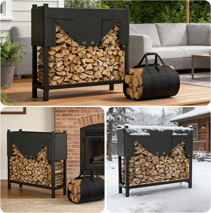 WALMANN Heavy-Duty Firewood Rack - Image 2