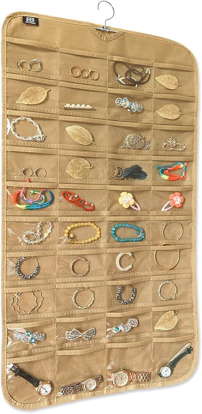 BB Brotrade Hanging Jewelry Organizer, Accessories Organizer, 80 Pocket by BB+Brotrade