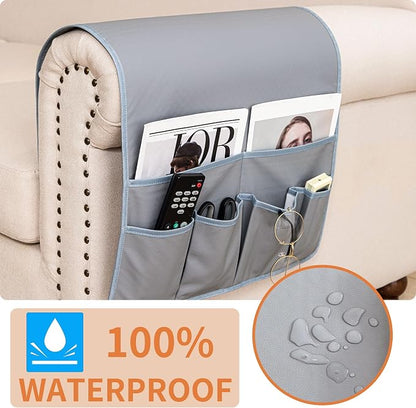 HAOMAIJIA Anti Slip Sofa Armrest Organizer Arm Chair Bedside Caddy Storage - Image 3