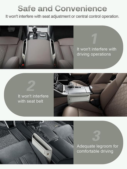 Premium Leather Car Seat Gap Filler Organizer, Universal Fit Interior Accessory - Image 9