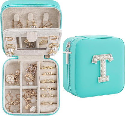 Birthday Gifts For Women, Initial Jewelry Box, Travel Jewelry Case, Gifts for by Unknown