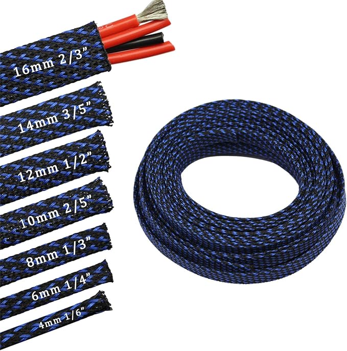 30ft PET Expandable Sleeving Wire Cable Sleeve - Image 2