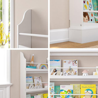 UTEX Kids Bookshelf, 3 Tiers Book Shelf and Storage - Image 4