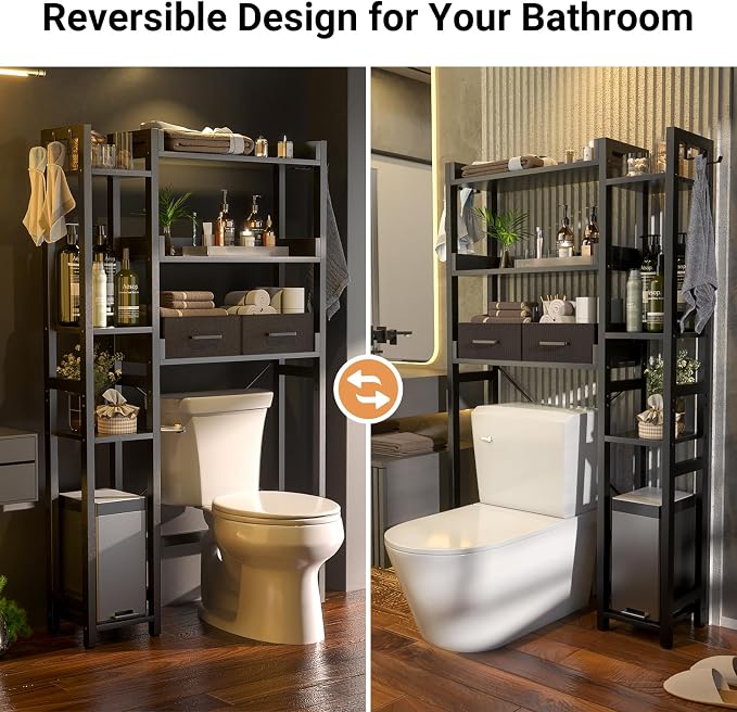 Over The Toilet Storage with 2 Drawers - Image 5