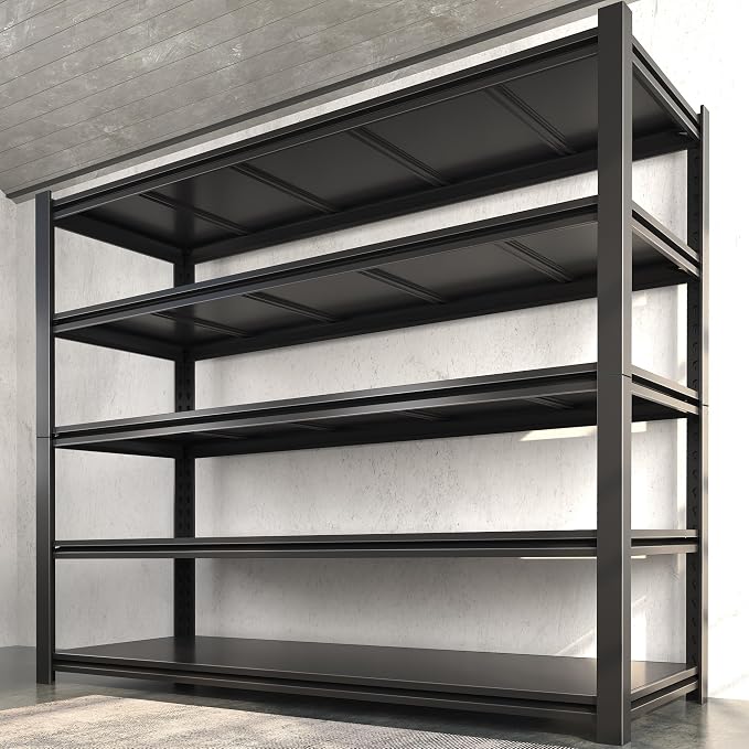 60" W Garage Shelving Heavy Duty Metal Shelving 3000LBS Storage Shelves - Image 2