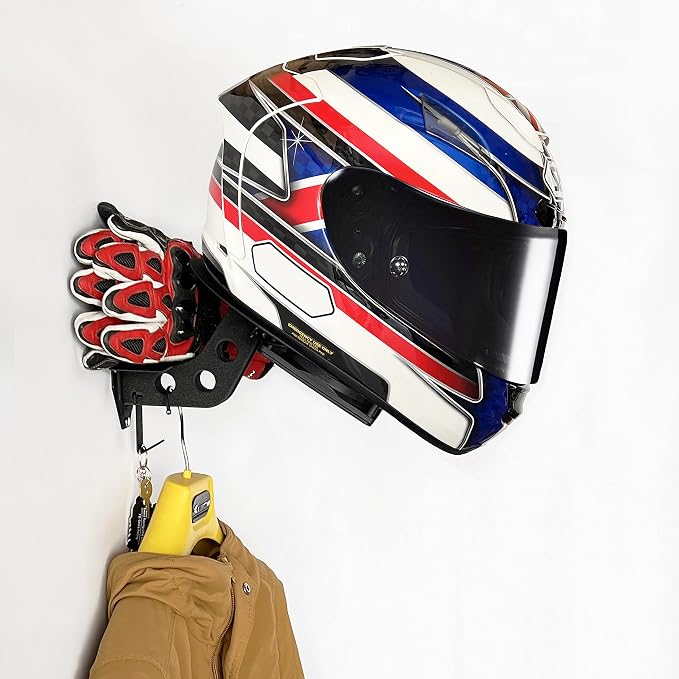HUCK Helmet Dryer Helmet Holder Display Stand Wall Mount Hanger Rack - Image 2