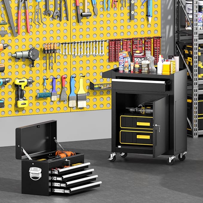 Greenvelly Tool Chest, 5-Drawer Rolling Tool Chest - Image 2