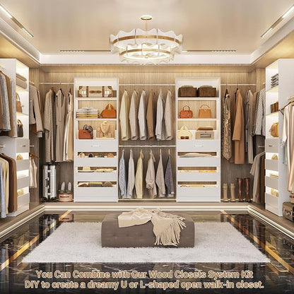 Aheaplus Closet System, 6-15Ft Closet Organizer - Image 4