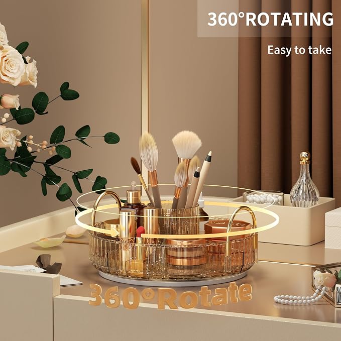 YCIA&DONE Rotating Makeup Organizer - Image 2