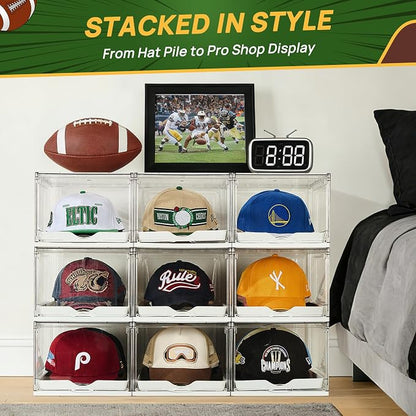 Vtopmart 2 Pack Clear Hat Organizer Drawer - Image 7