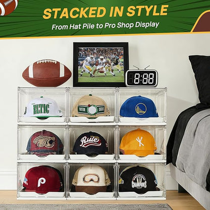 Vtopmart 1 Pack Hat Organizer for Baseball Caps, Large Cap Storage - Image 7