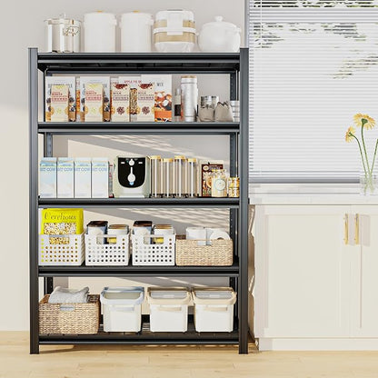 55.12" W Father&I 5-Shelf Industrial Adjustable Heavy-Dudy Tall Metal Garage - Image 2