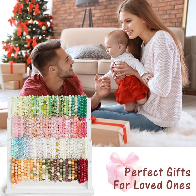 Emfogo Bracelet Holder, 4 Tier Bracelet Organizer Storage - Image 6