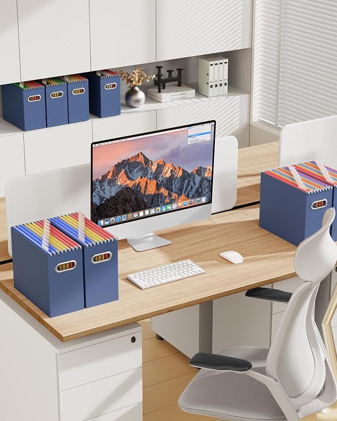 Portable Collapsible Cardboard File Box - Image 3
