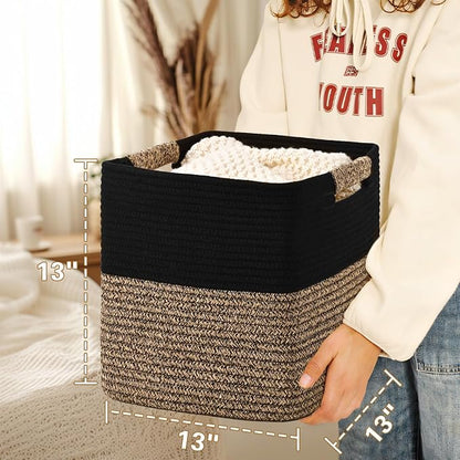 13 Inch Storage Cubes, 3 Pack Cube Storage Bins - Image 4
