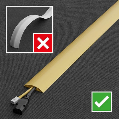 D-Line 6ft Floor Cord Cover, Floor Cable Protector, Extension Cord Cover - Image 6