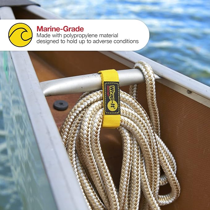 Wrap-It Storage Quick-Strap Cord Wraps, 9 inch Red - Image 6