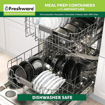 Freshware Meal Prep Bowl Containers Plastic Bowls - Image 8