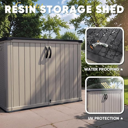Devoko Shelf of Outdoor Storage Cabinet - Image 5