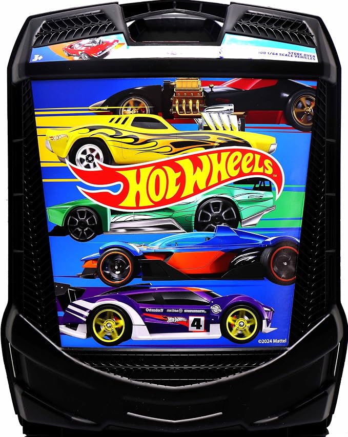 Hot Wheels 100-Car Storage Case – Large Capacity Organizer by TaraToys