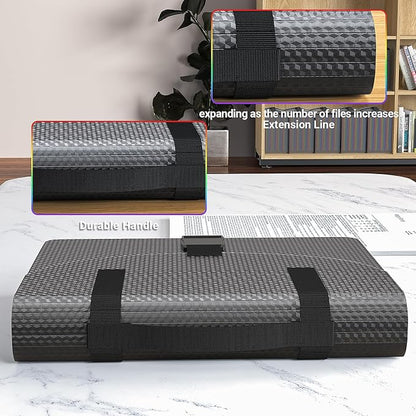 File Organizers with Handle, Portable Expanding File Folder, 25 Pockets - Image 6