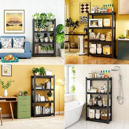 Kitchen Storage Rack, 2 Tier Metal Shelving Unit, Small Pantry Shelves - Image 6