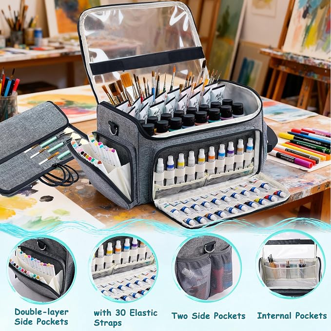 SFYBYHEART Acrylic Paint Organizer Bag - Image 4