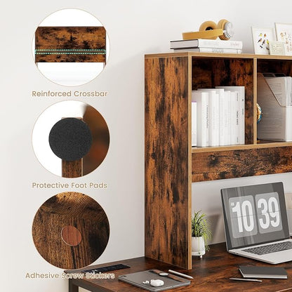 Tangkula Desktop Bookshelf, Countertop Storage Hutch - Image 7