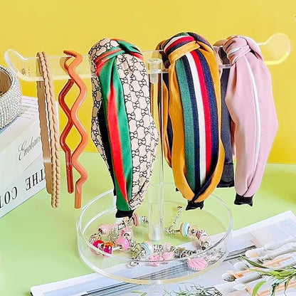 Bigfety Acrylic Headband Holder Organizer, Hair Hoop Display Stand, 1 Pack - Image 7