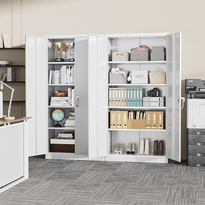 Greenvelly Metal Garage Storage Cabinet - Image 9