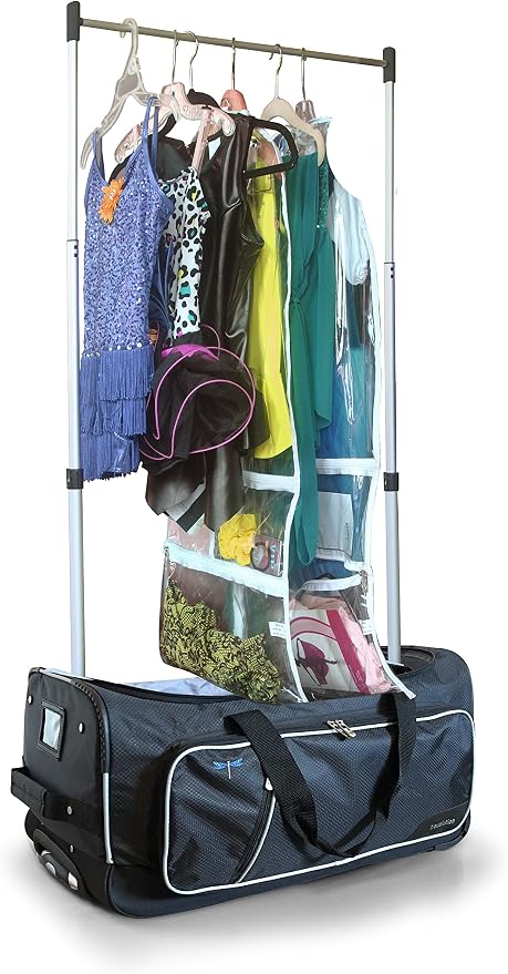 Travolution Dance Bag with Garment Rack, 24 Inch Rolling Duffel With Wheels - Image 4
