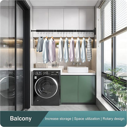 Clothes Drying Rack Wall Mounted, Drying Rack Clothing, Laundry Drying Rack - Image 4